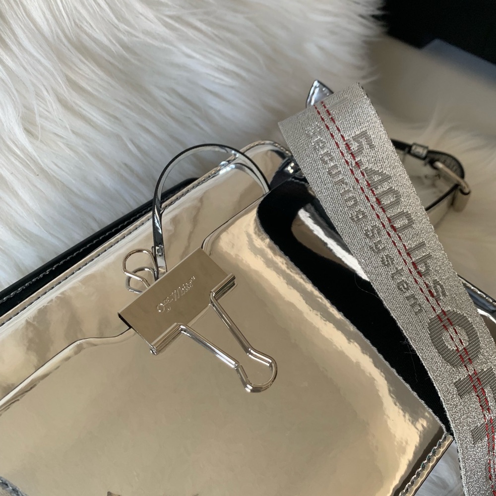 Off-white mirrored Belt bag Crossbody ⛓